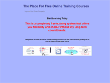 Tablet Screenshot of free-online-training-courses.info